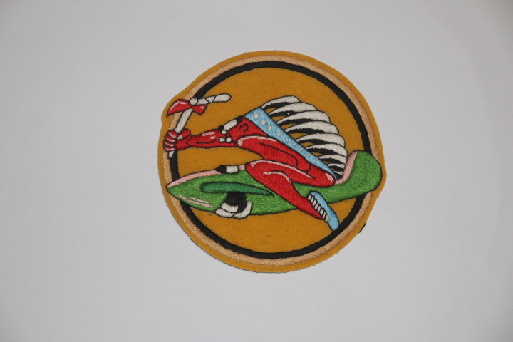 WW2 PATTERN US 7th ARMY AIR FORCE 45th FIGHTER SQUADRON 15th GROUP JACKET PATCH