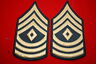 U.S. US ARMY VIETNAM ERA 1ST FIRST SERGEANT RANK STRIPES PAIR COLOUR