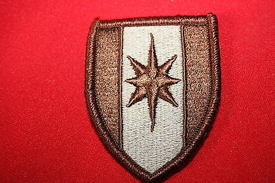 US ARMY TAN DESERT SUBDUED 44TH MEDICAL BRIGADE CLOTH PATCH BADGE GULF WAR