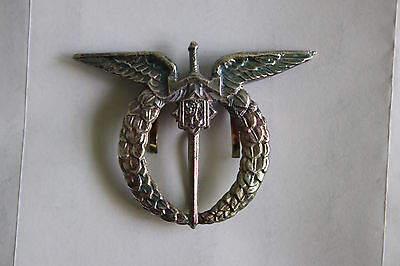 CZECHOSLOVAKIA CZECHOSLOVAKIAN WWII AIR FORCE PILOT'S BREAST BADGE QUALITY COPY