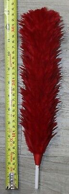 BRITISH ARMY COLDSTREAM GUARDS LARGE RED FEATHER BEARSKIN PLUME