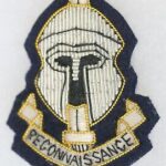 BRITISH ARMY RECONNAISSANCE REGIMENT SRR BERET BADGE BULLION WIRE