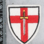 BRITISH ARMY CLOTH FORMATION BADGE 1ST ARMY DIVISION SIGN GOOD WWII COPY