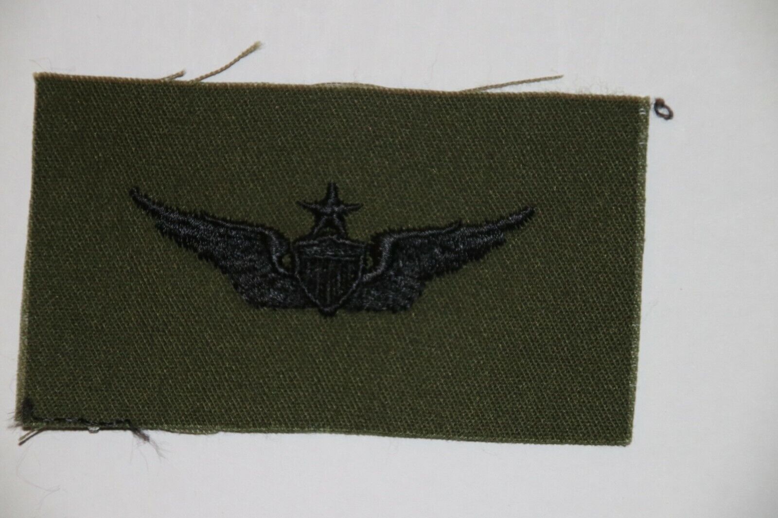 ORIGINAL US VIETNAM SENIOR ARMY PILOT WING SUBDUED CLOTH BADGE GUNSHIP ETC