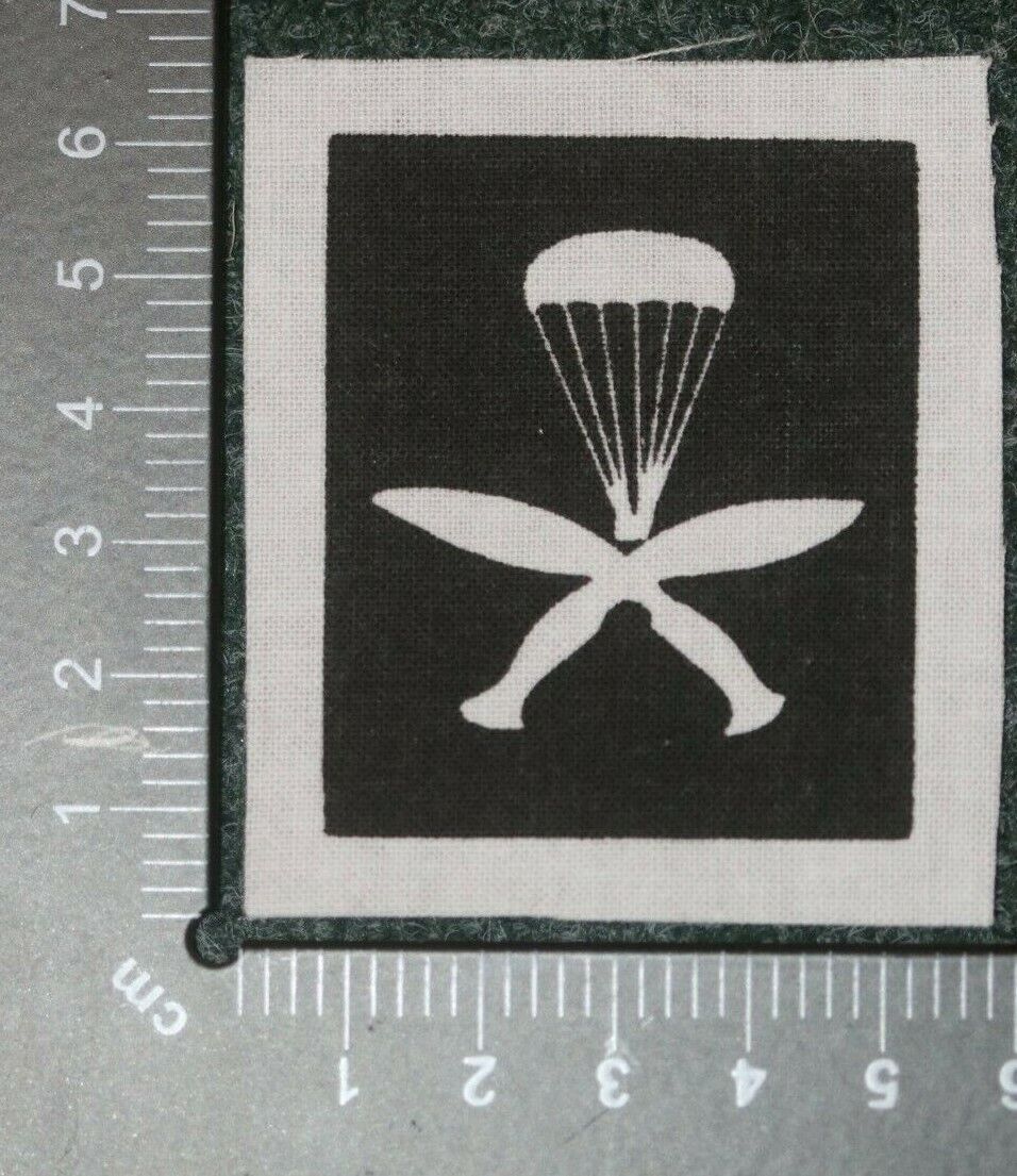 BRITISH ARMY GURKHA AIRBORNE PARACHUTE PRINTED CLOTH FORMATION ARM PATCH BADGE