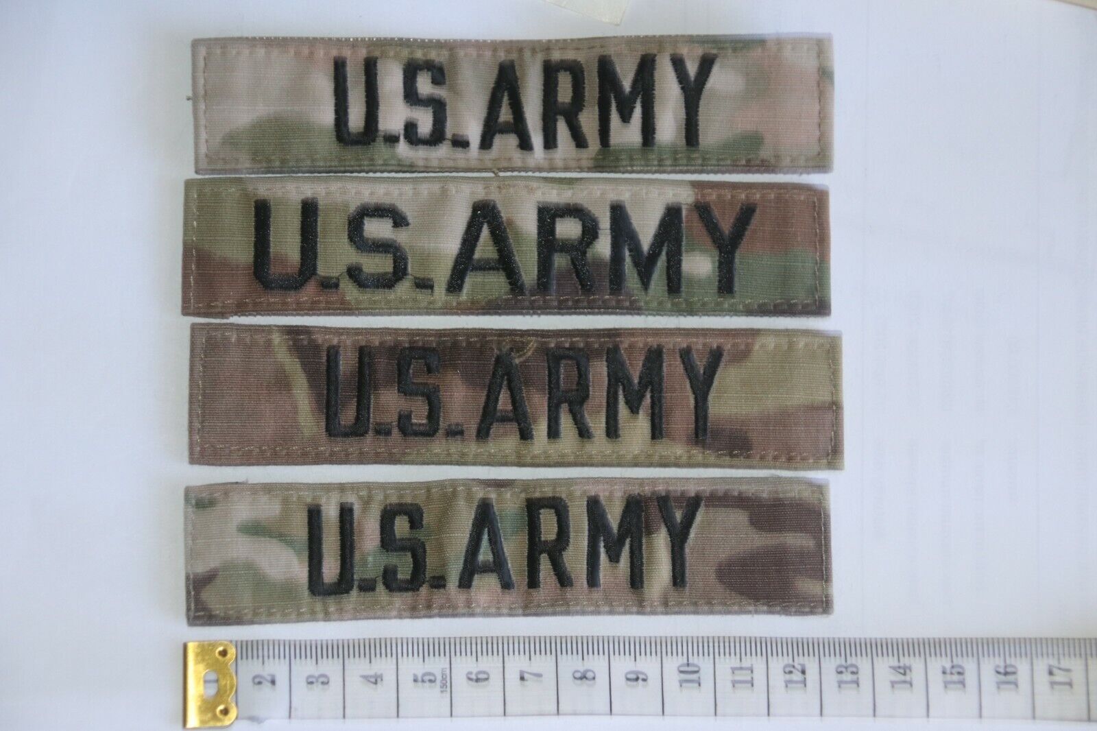 ORIGINAL CURRENT ISSUE US ARMY JACKET SHIRT NAME TAPE MCU OSPREY MULTICAM  X 1
