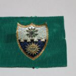 ORIGINAL US COMBAT LEADER TAB SINGLE EARLY 22ND INFANTRY REGIMENT SILK