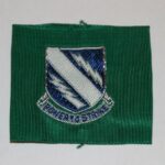 ORIGINAL US COMBAT LEADER TAB SINGLE EARLY 370TH INFANTRY REGIMENT BLACK UNIT