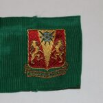 ORIGINAL US COMBAT LEADER TAB SINGLE EARLY 124TH FIELD ARTILLERY