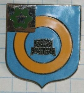 WWII TYPE US ARMY 41ST INFANTRY REGIMENT 2ND ARMOURED ARMORED DIVISION DI CREST