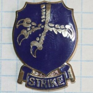 US ARMY WWII 502ND PIR PARACHUTE INFANTRY REGIMENT DI DUI CREST STRIKE TYPE #1