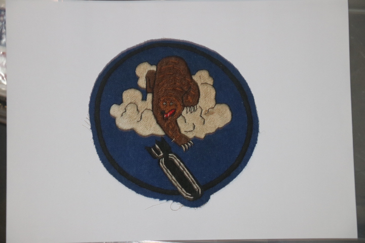 US 8th ARMY AIR FORCE PATTERN 569th BOMB SQUADRON 390th GROUP 8TH AIR FORCE JACKET PATCH