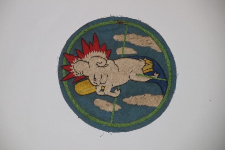 US ARMY AIR FORCE WW2 PATTERN 751st BOMB SQUADRON 457th BOMB GROUP JACKET PATCH