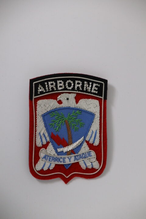 WW2 BULLION 551ST PARACHUTE INFANTRY REGIMENT PIR CLOTH PATCH AIRBORNE NICE COPY #2