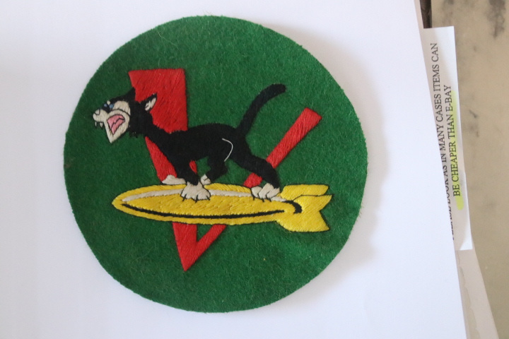 WW2 PATTERN US 8th ARMY AIR FORCE 553rd BOMB SQUADRON 386th GROUP JACKET PATCH